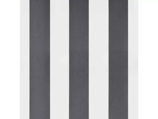 Auvent rétractable anthracite et blanc 3,5x2,5m tissu/aluminium