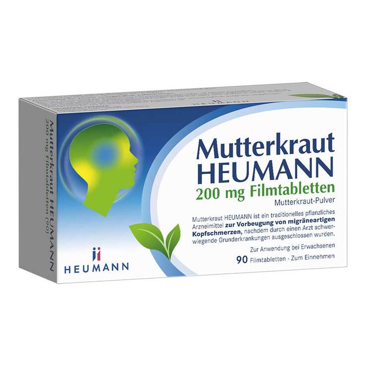 Mutterkraut Heumann 200 mg Filmtabletten, 90 St