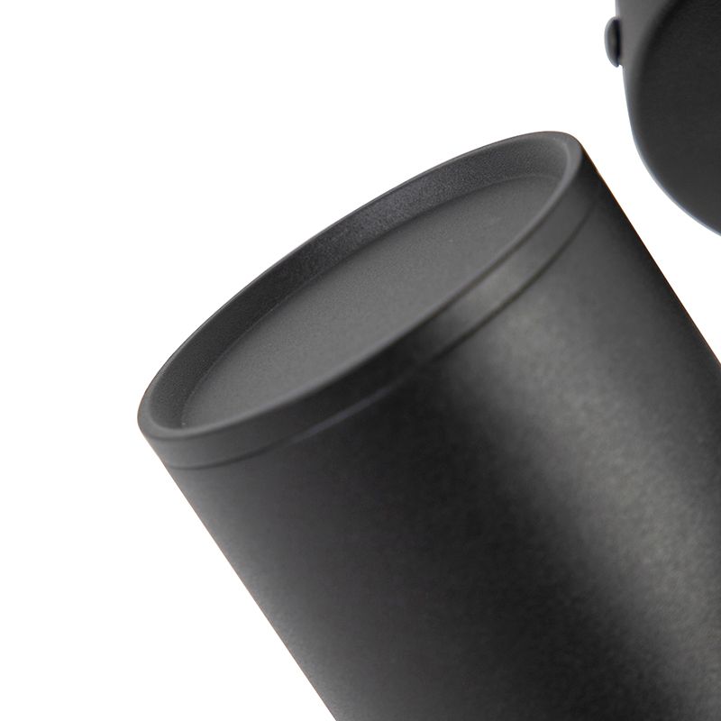 Design plafondspot zwart kantelbaar GU10 50mm - Scopio Honey