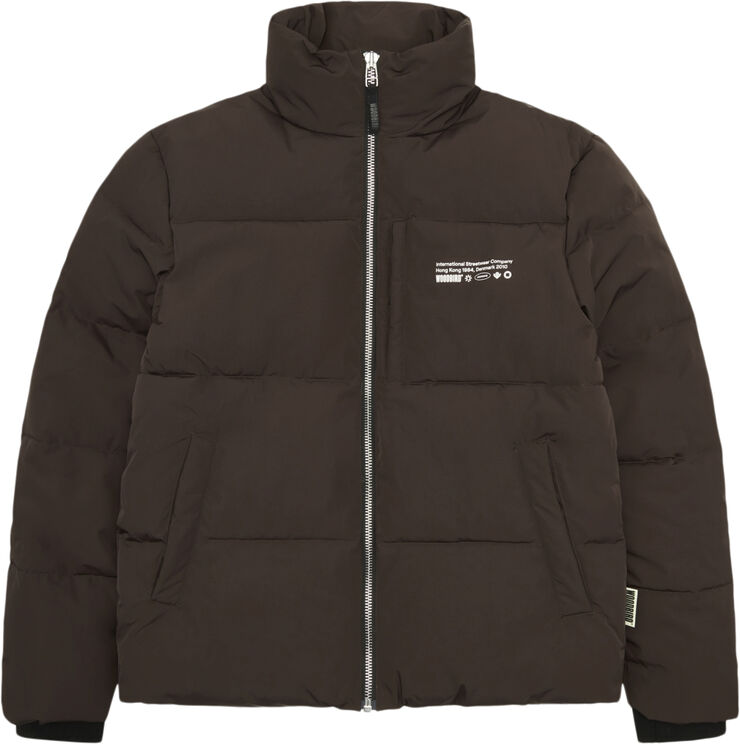 Woodbird WBDapper Puff Jacket Chocolate brown
