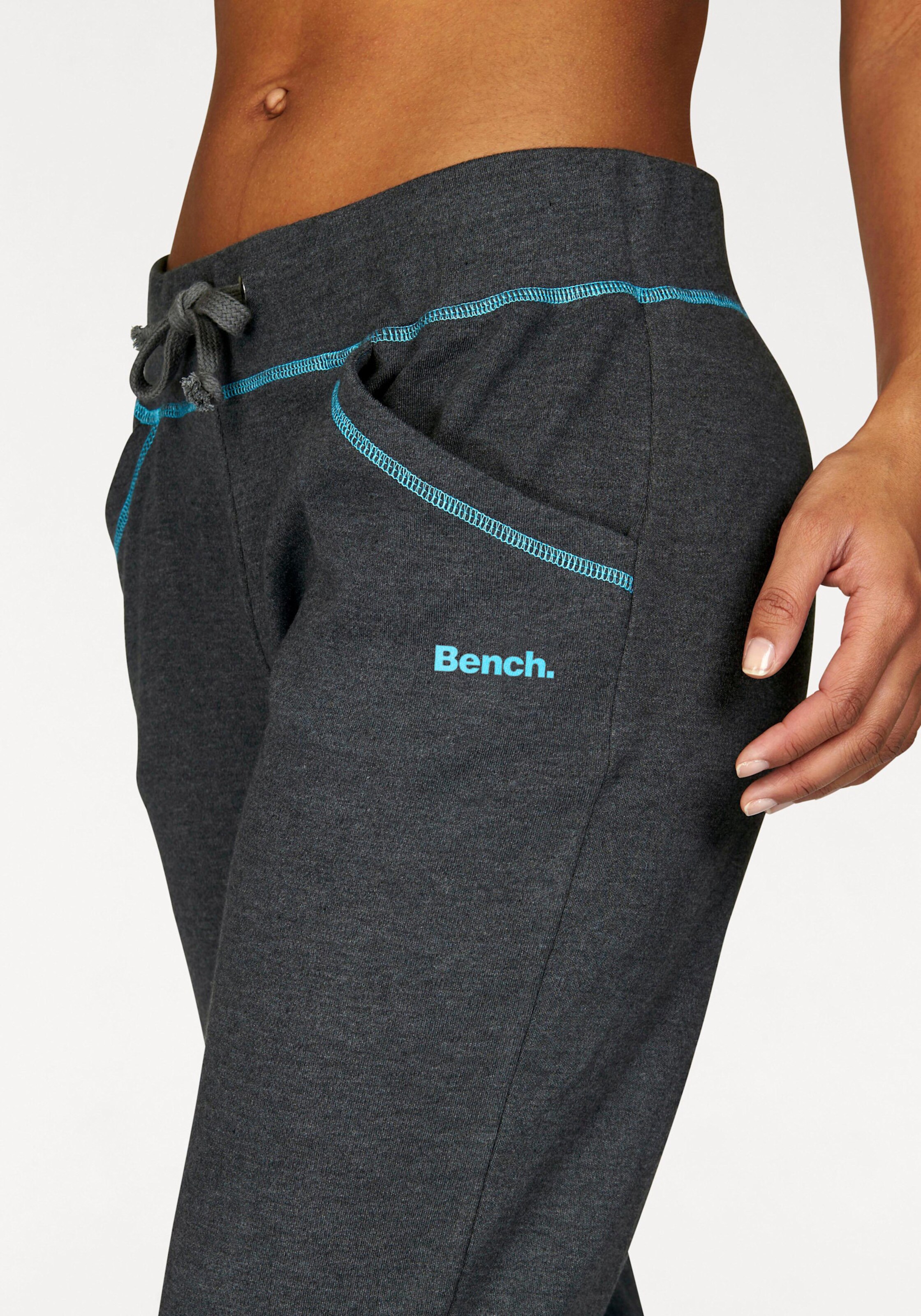Relaxhose in anthrazit-petrol
