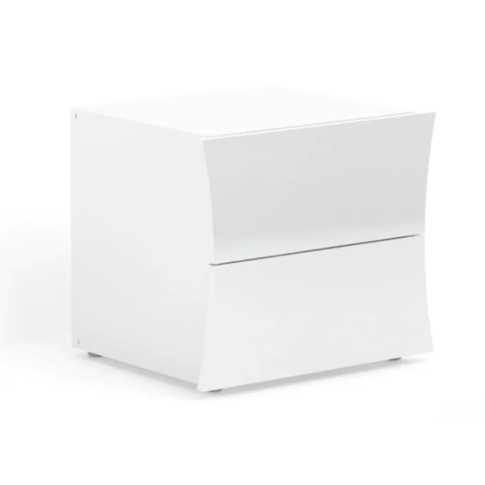 Webfurniture Nachtkastje Fonte - 50 x 40 x 41,3 cm - High Gloss White