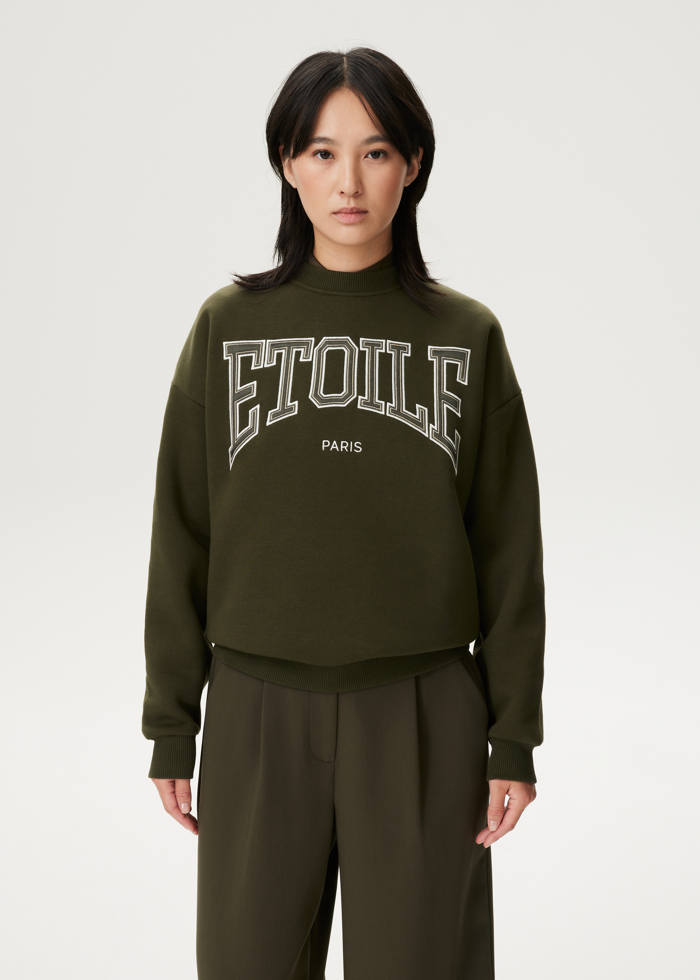 Sweater met applicatie etoile