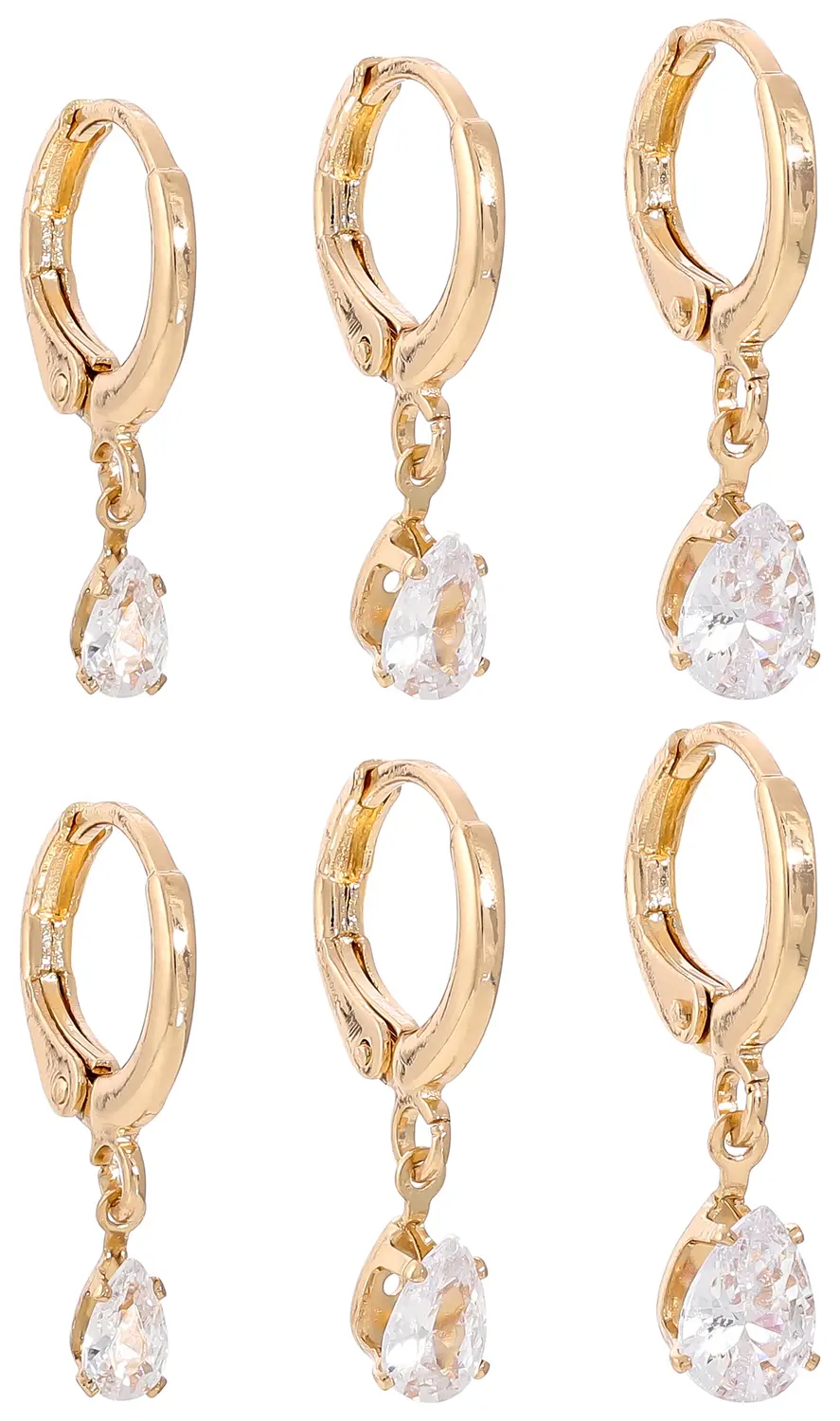 Creolen-Set - Sparkling Drops