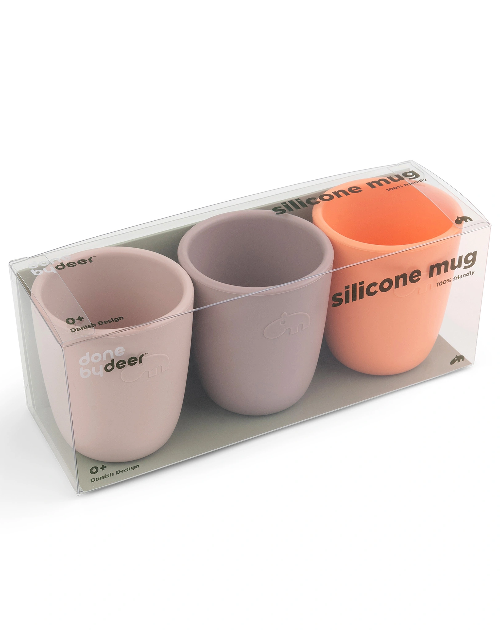 Silikon-Trinkbecher MIX 3er Pack in rosatönen