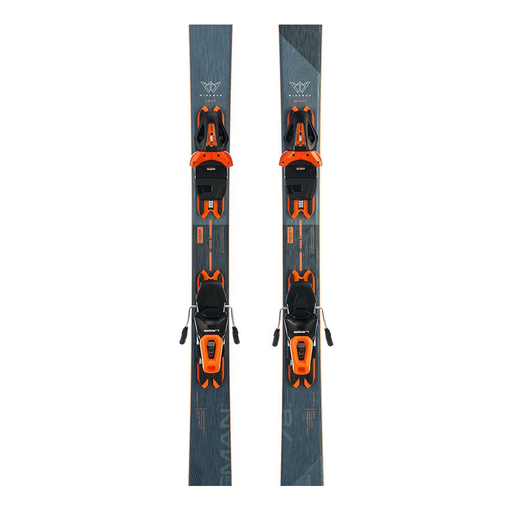 Elan WINGMAN 78 C POWERSHIFT + EL 10.0 GW - Skis all mountain + Fixations Homme blue/orange