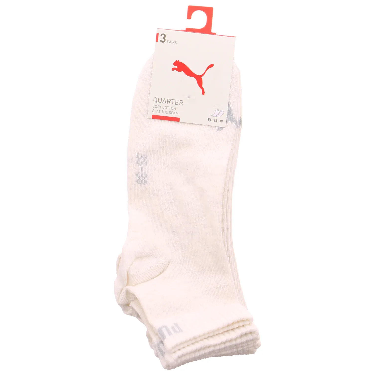 PUMA SOCKEN Freizeitsocken Offwhite Textil