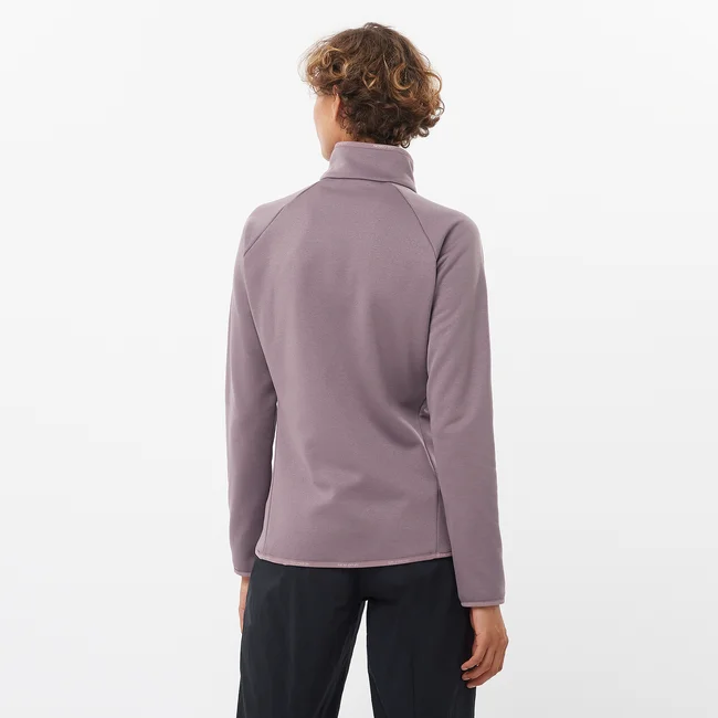 ESSENTIAL WARM  Midlayer-Jacke mit halbem Reißverschluss Damen