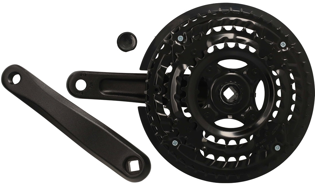 Kranksæt Prowheel 28/38/48T 170mm sort