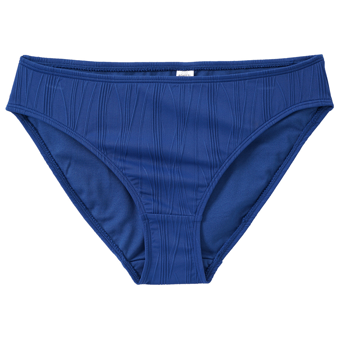 Gina Benotti Damen Bikinislip mit Struktur-Muster blau