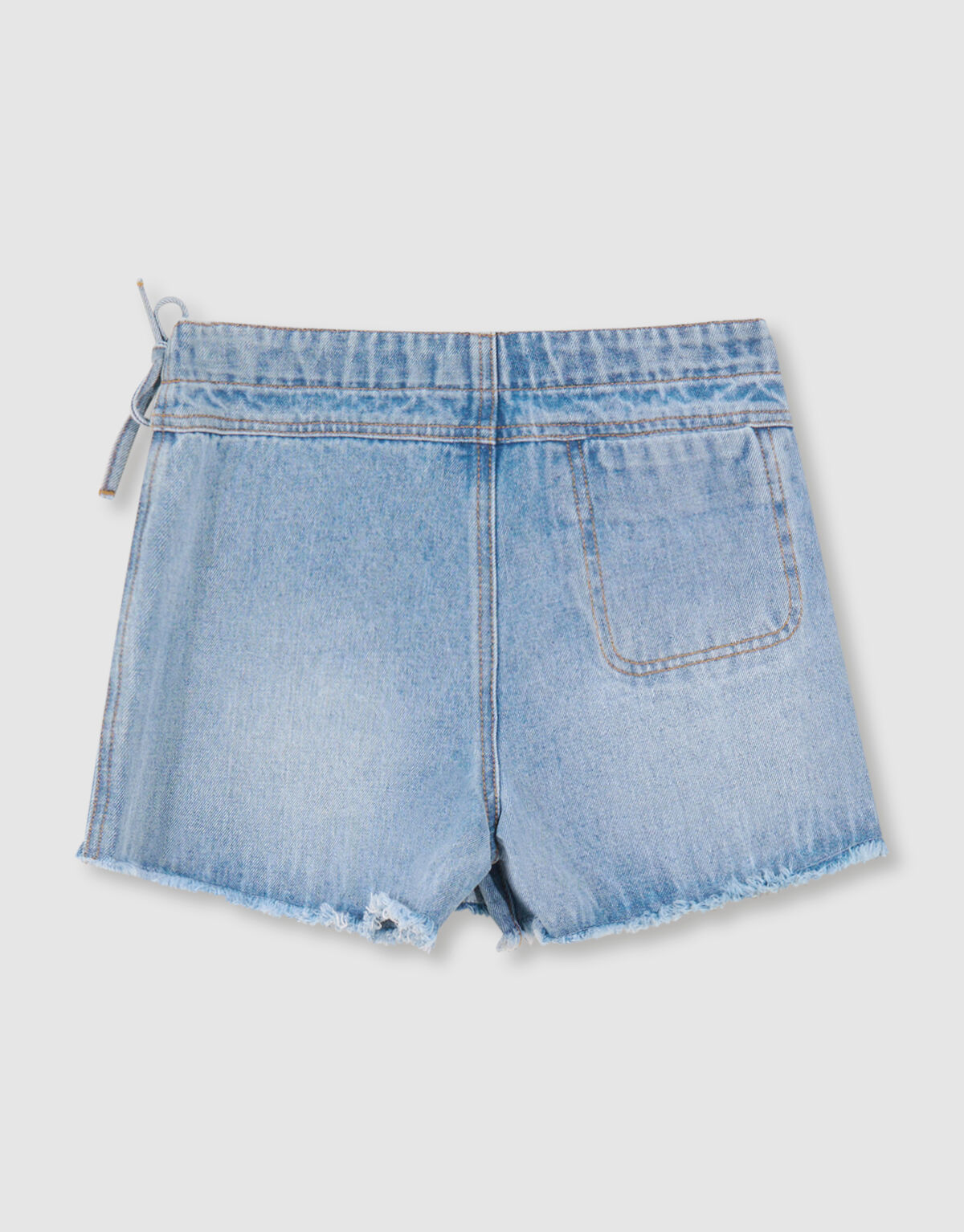 Denim Wrap Skort