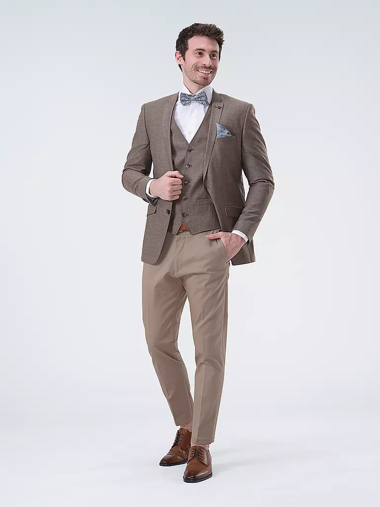 PROFUOMO Stecktuch grau