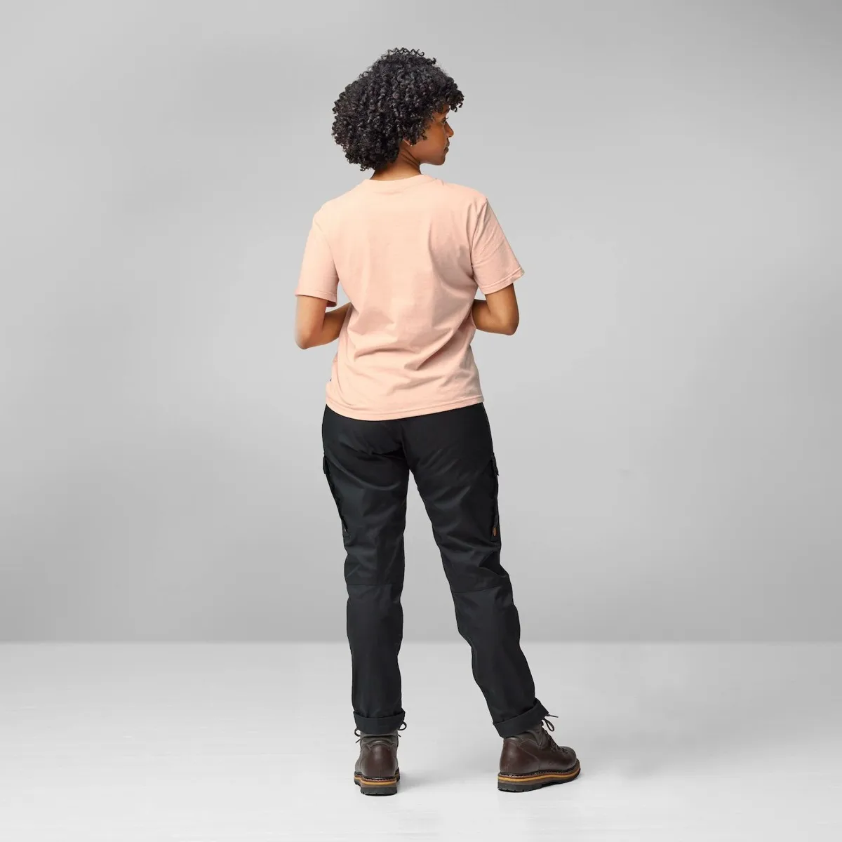 Fjällräven Women's Lush Logo T-Shirt Chalk White