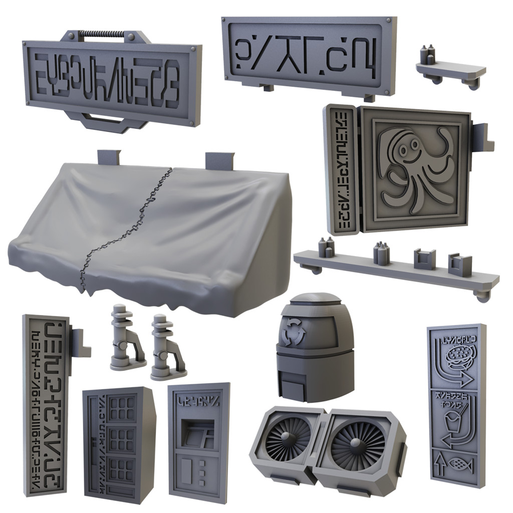 Terrain Crate: Battlezone Street Accessories