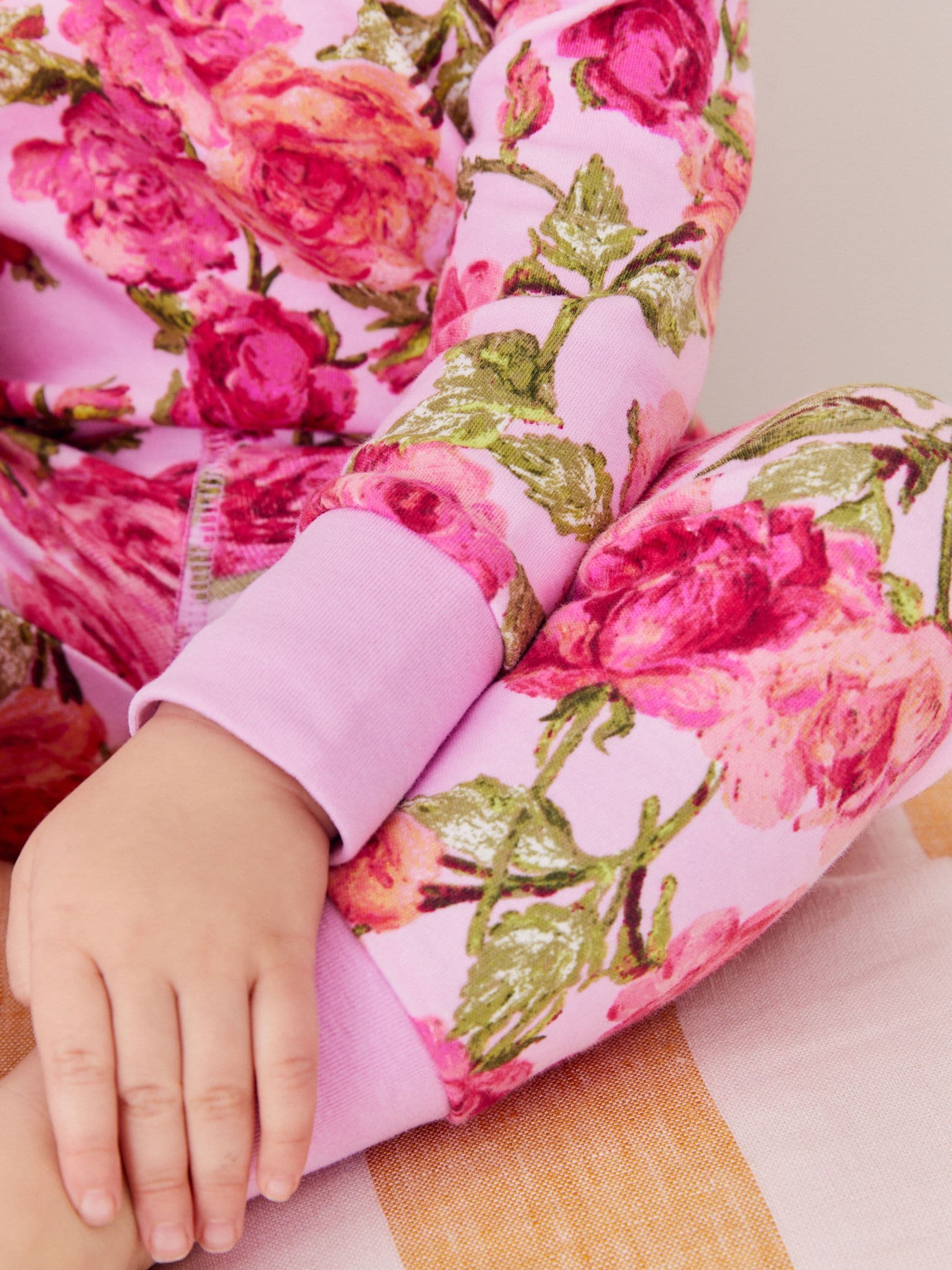 Roze/zwart - Verpakking van 3 knusse pyjama's (9 mnd-16 jr)
