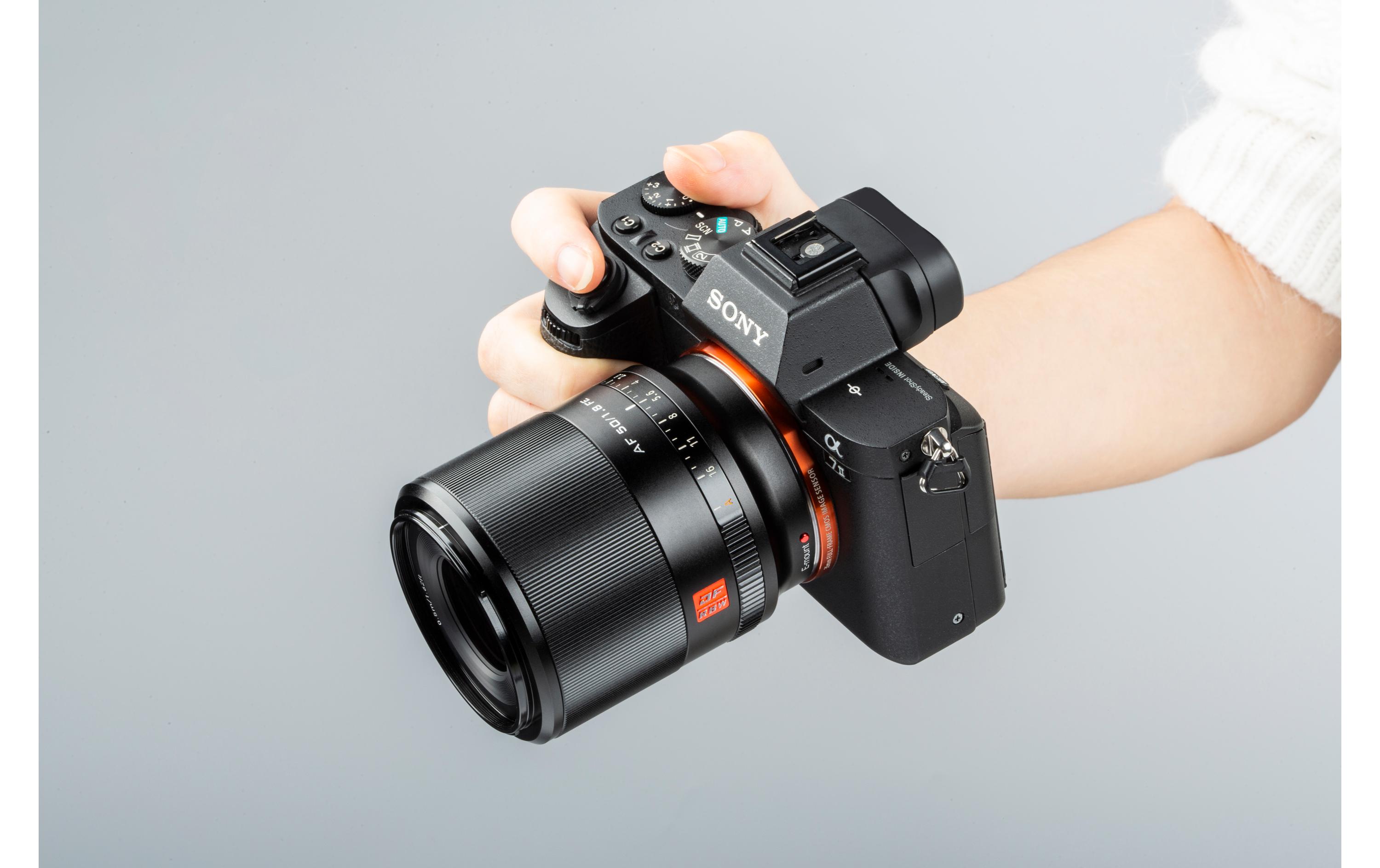 Festbrennweite AF 50/1.8 FE – Sony E-Mount<br>50 mm F1.8 FE Mount Auto-Fokus Vollformat-Objektiv für Sony E-Mount spiegellose Kameras