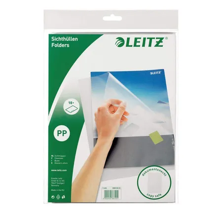 Leitz 40006003 Standard Sichthüllen, glasklar, 10 Stück