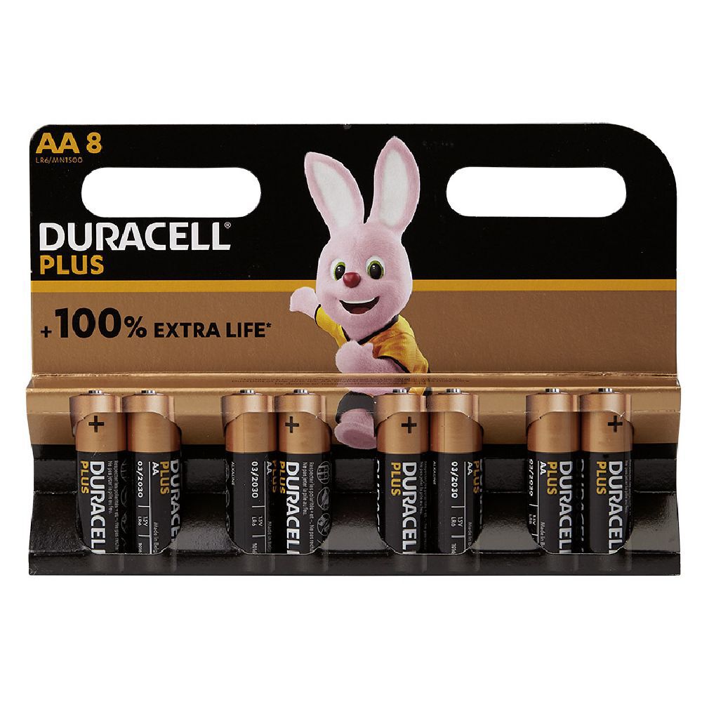 Pile Duracell Plus AA LR06 x8