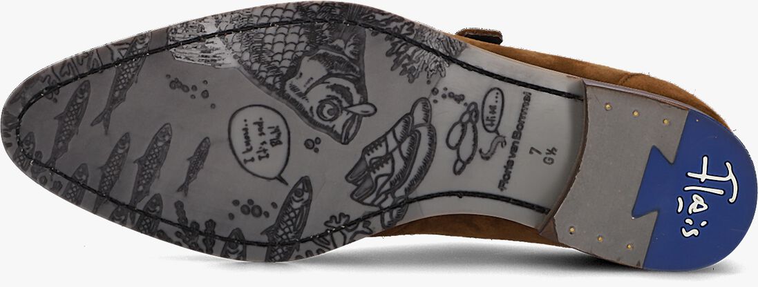 FLORIS VAN BOMMEL bruine floris van bommel nette schoenen sfm-30318