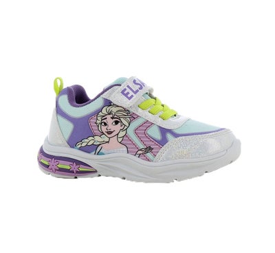 Disney Frozen Blinkende Sneakers, White/Light Blue
