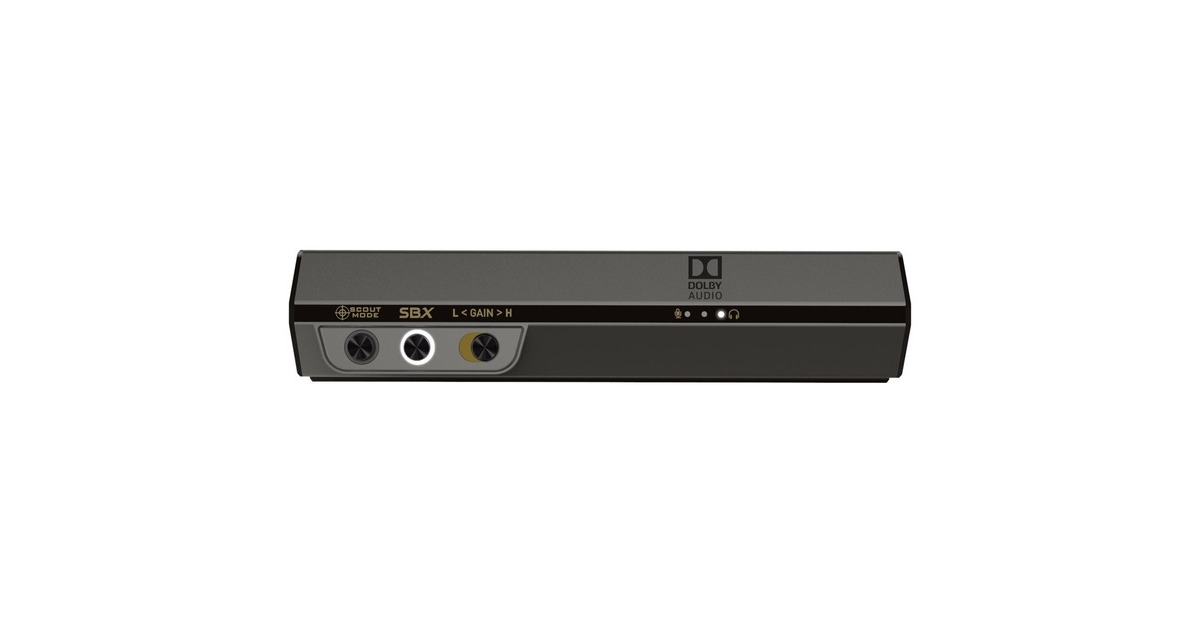 CreativeSound BlasterX G6 geluidskaart  (Zwart)