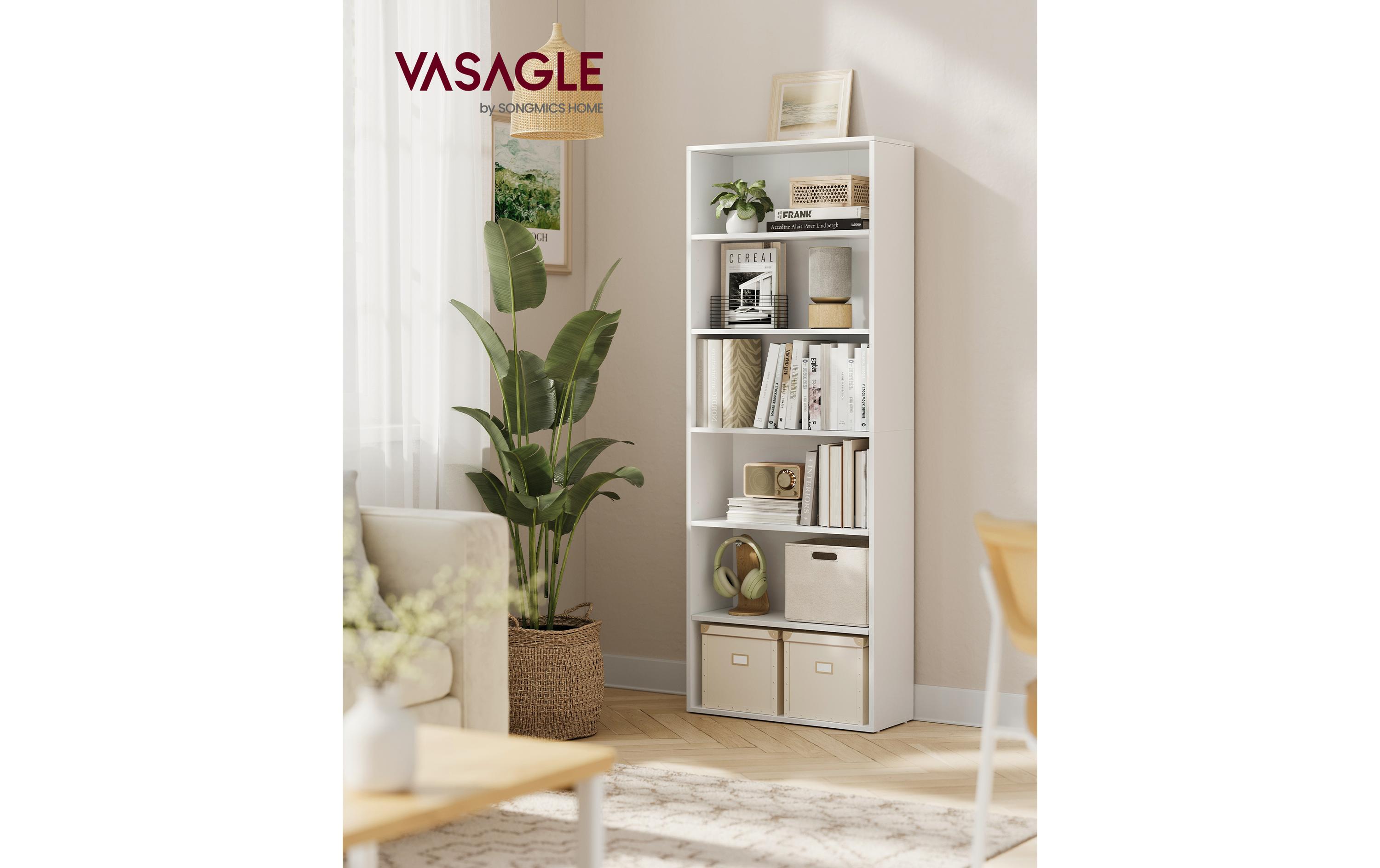 Bücherregal Weiss<br>Offenes Standregal
