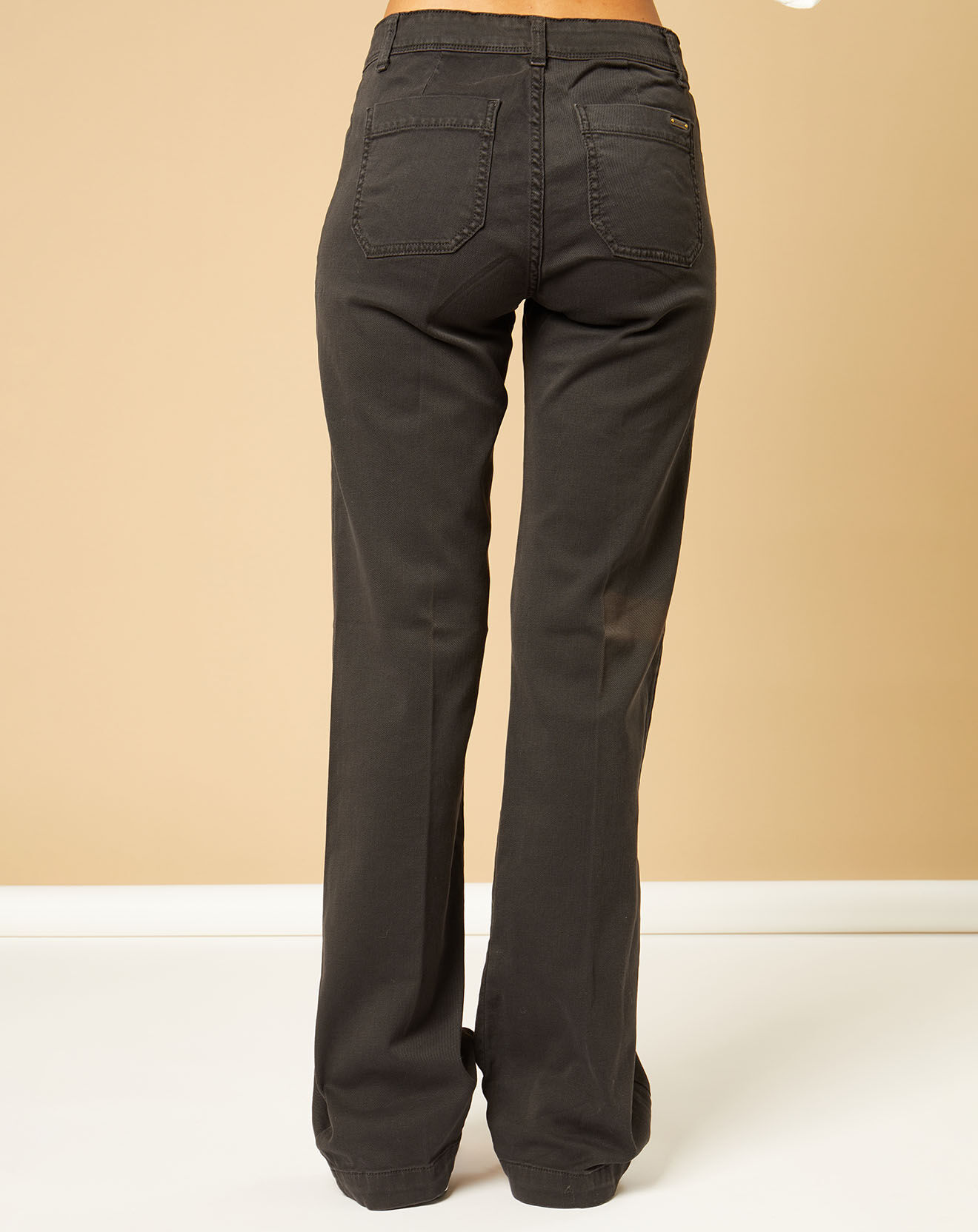 Acquaverde Jean bootcut Charlotte charcoal