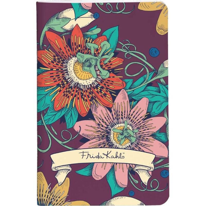 Frida Kahlo, Carnet cousu fil 7,5x12cm, 48 pages, uni, ass.
