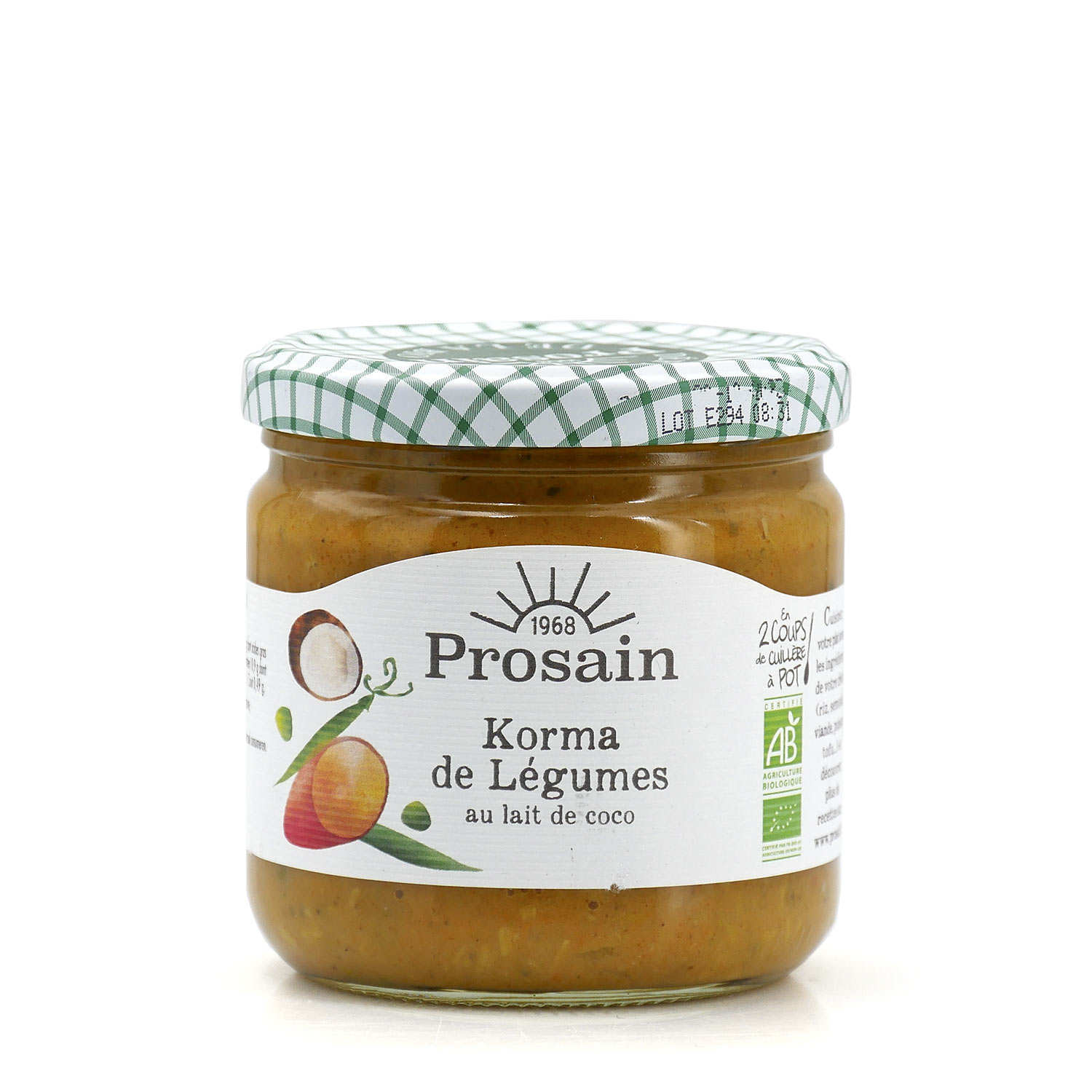 Korma de légumes bio
