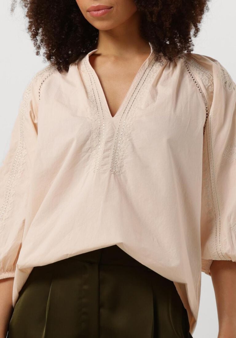 beige aimee the label blouses kelly