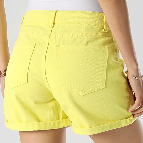 Sort Jean Femme Smiley Jaune