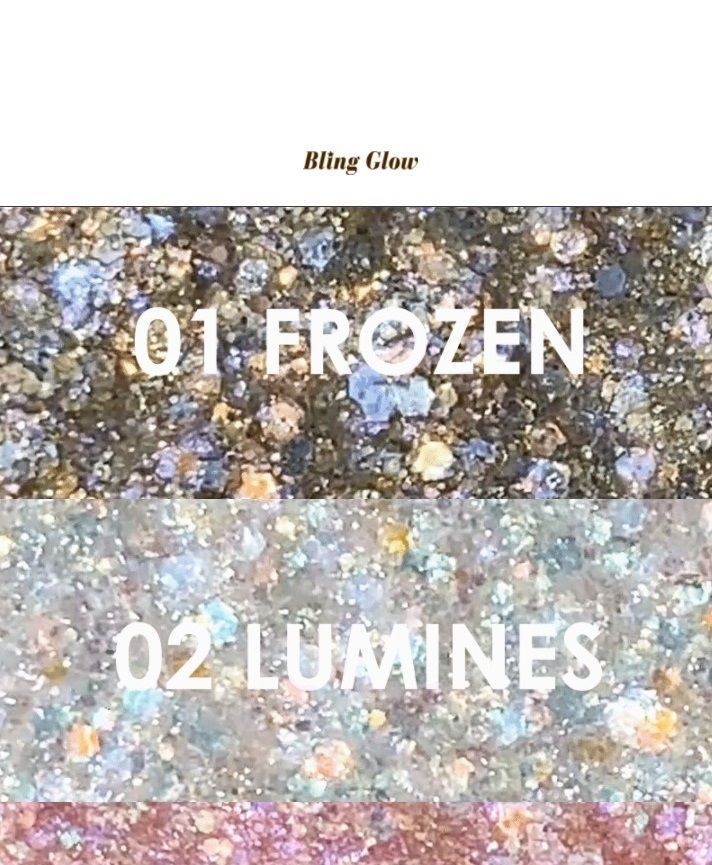Bling Glow - Bling vloeibare glitterliner - 4 kleuren