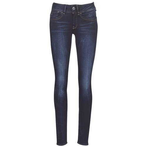 G-Star Raw - LYNN MID SKINNY WMN - Bleu Faded Blue