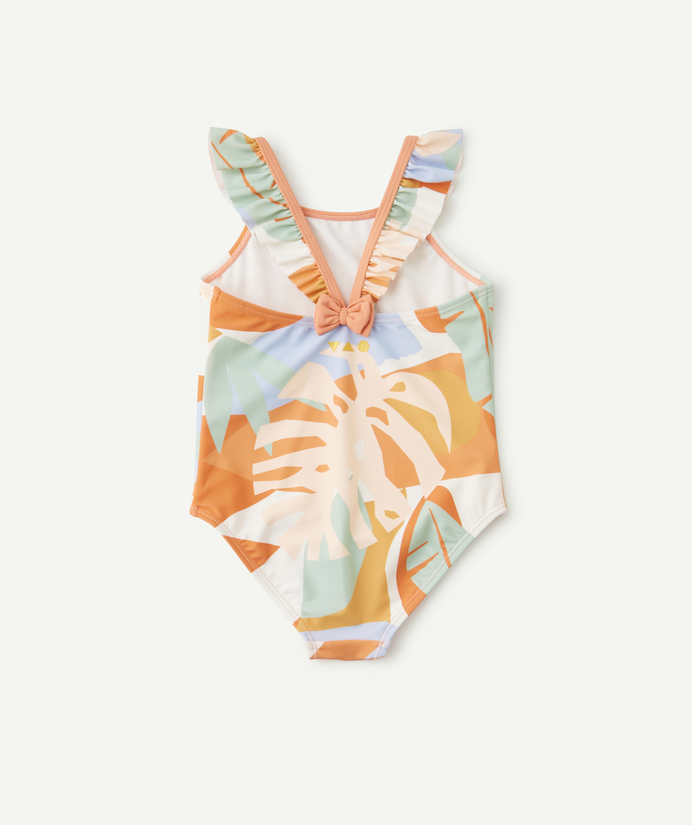 MAILLOT DE BAIN 1 PIÈCE BÉBÉ FILLE EN FIBRES RECYCLÉES