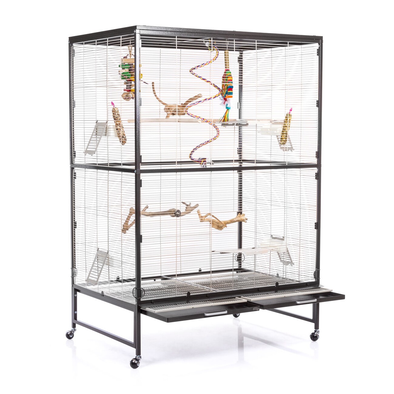 Montana Cages Voliere Casa 120 hellgrau/ dunkelgrau