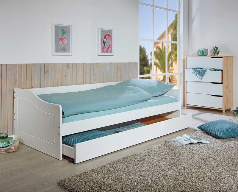 Kajuitbed Malte - Wit - Bedlade - Tijdloos en Functioneel