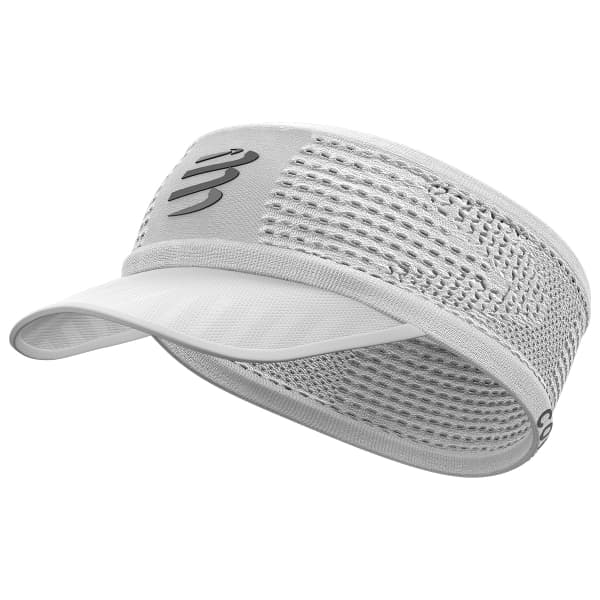 Visière running COMPRESSPORT SPIDERWEB HEADBAND ON/OFF WHITE