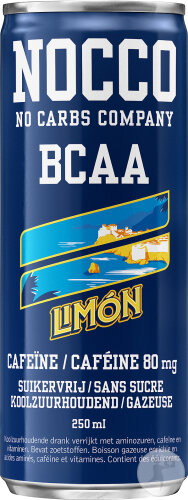 Nocco BCAA Limon Del Sol Boisson Sans Sucre 250ml