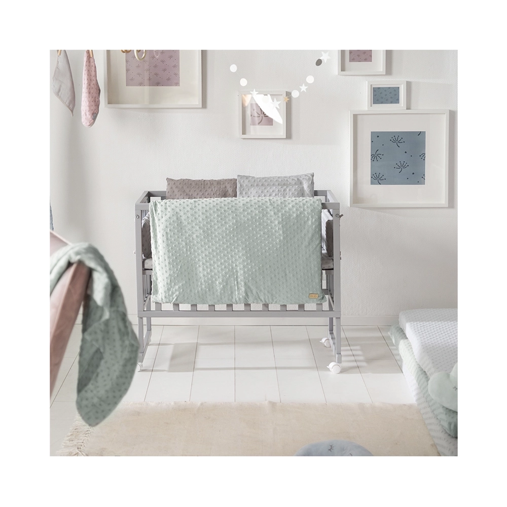 roba Organic Bettwäsche 2 teilig 100 x 135cm frosty green