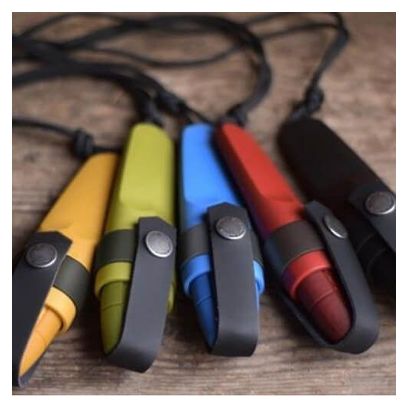 KIT COUTEAU   ALLUME FEU MORAKNIV ELDRIS KIT JAUNE