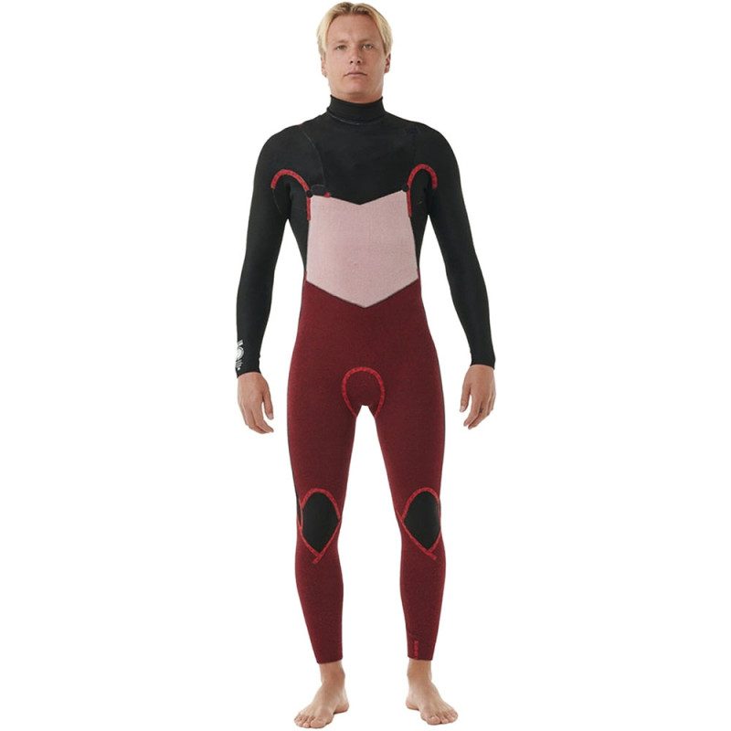 Combinaison rip curl dawn patrol 5-3 frontzip bleu