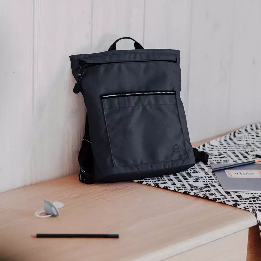Anna und Oskar Fairer Kinderrucksack Kalle Mini Schwarz