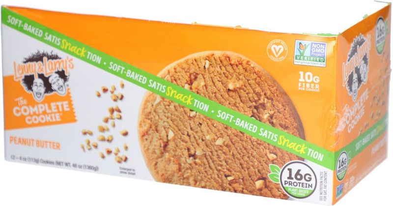 Lenny & Larry's - The Complete Cookie - 12 Cookies - Pindakaas - Eiwitkoekjes