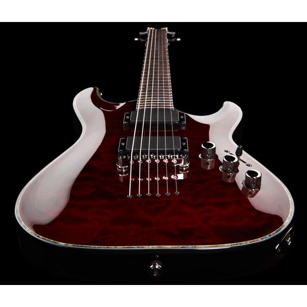 Schecter C-1 Hellraiser E-Gitarre schwarz/rot