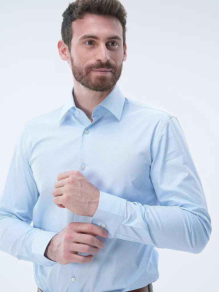 BOSS Hemd Slim Fit HANK hellblau