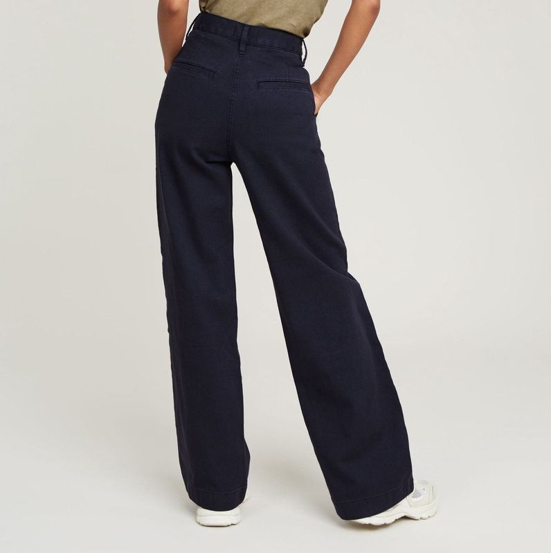 G-star - Deck 2.0 High Loose - Chino Broek - Ultrahoge Taille - Losse Pasvorm