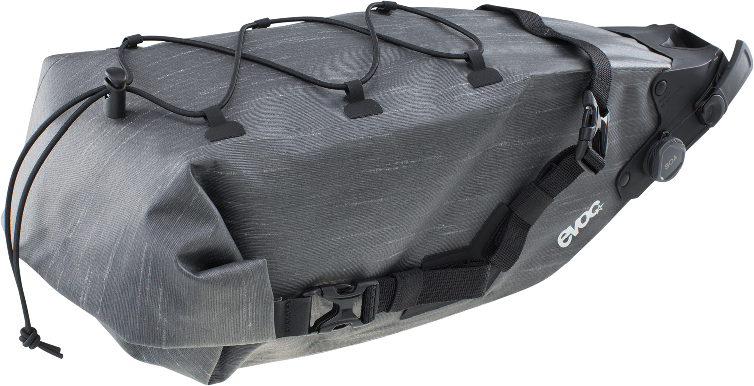 EVOC Seat Pack BOA WP Sadeltaske Carbongrå 6 L