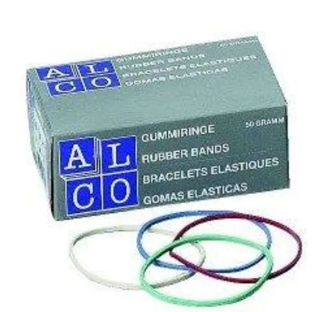 Alco 730 Gummiringe 50g, 40 mm, rot