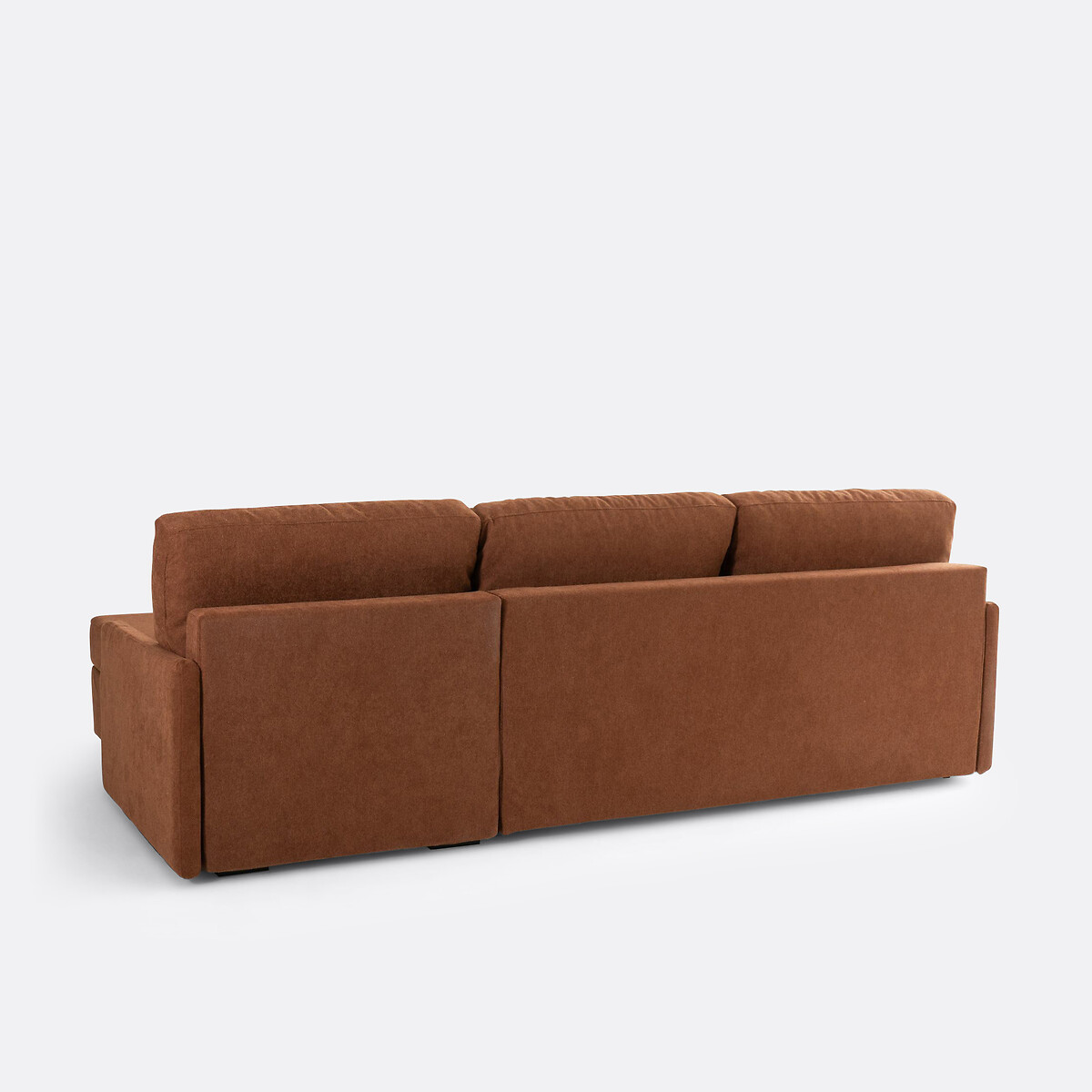 LA REDOUTE INTERIEURS<br>Sofá-cama de canto, tecido texturizado, Bultex Marta