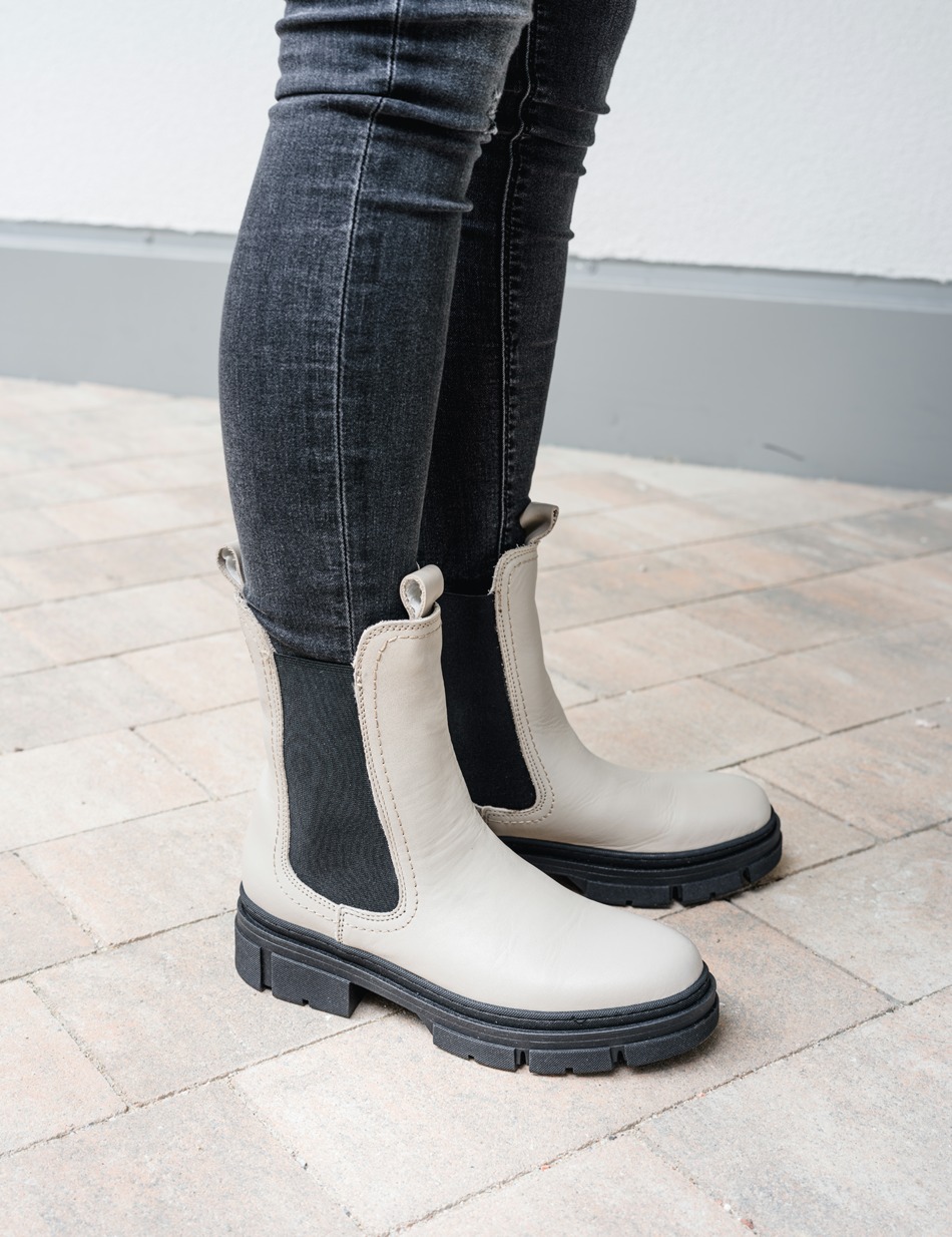 Glattleder Chelsea Boot